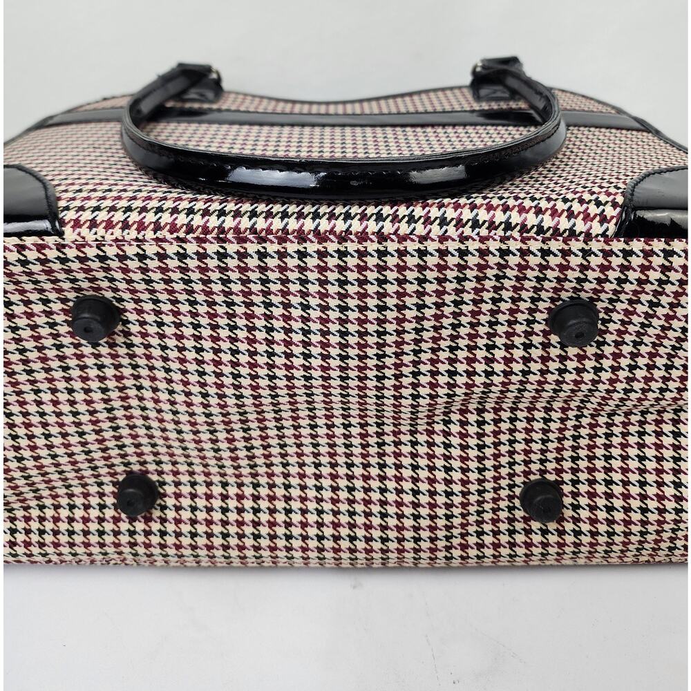 Pet Carrier Soft Sided Small Dog Cat Classic Houndstooth Fashionable Accessory - Picture 7 of 11